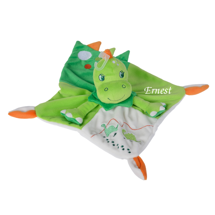  - didouno dinosaure - plat vert orange 25 cm 